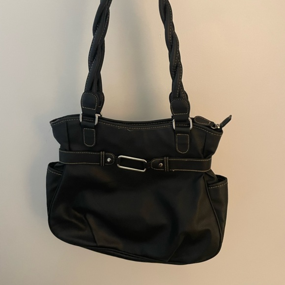 Vintage‎ Black Twisted Strap Purse